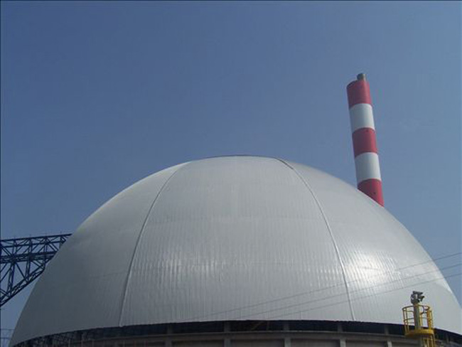 泰兴球形发电厂网架工程