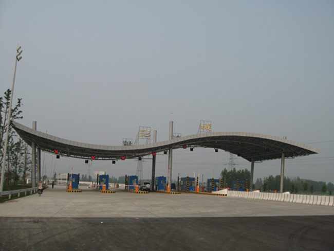 泰兴收费站网架